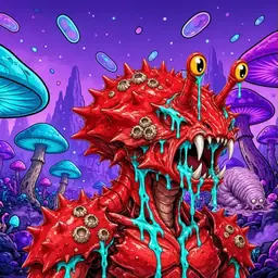 Oozlings #101, Crab · Fungus Forest