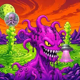 Oozlings #106, Squid · Acid Lake