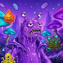 Oozlings #1063, Slug · Fungus Forest