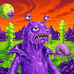 Oozlings #1068, Slug · Acid Lake