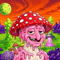 Oozlings #1083, Mushroom Head · Acid Lake