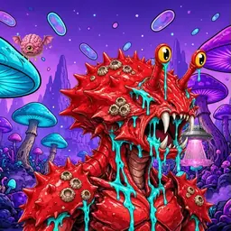 Oozlings #109, Crab · Fungus Forest