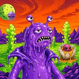 Oozlings #1096, Slug · Acid Lake