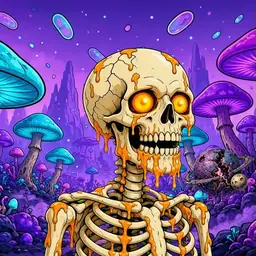 Oozlings #1114, Skull · Fungus Forest