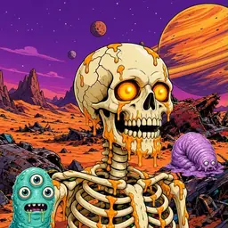 Oozlings #1117, Skull · Ship Junkyard