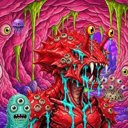 Oozlings #1126, Crab · Flesh Cave