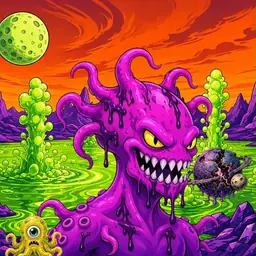 Oozlings #1130, Squid · Acid Lake