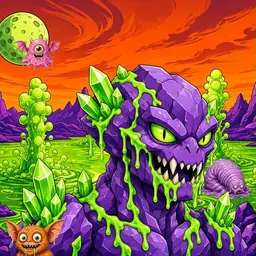 Oozlings #1133, Crystal Rock · Acid Lake