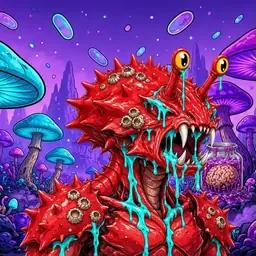 Oozlings #1163, Crab · Fungus Forest