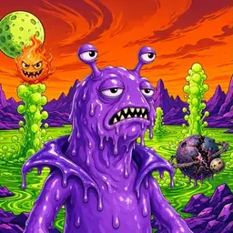 Oozlings #118, Slug · Acid Lake