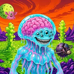 Oozlings #1180, Jellyfish Brain · Acid Lake