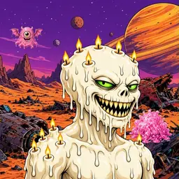 Oozlings #1213, Candle Wax · Ship Junkyard