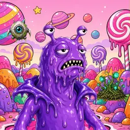 Oozlings #1223, Slug · Candy Planet