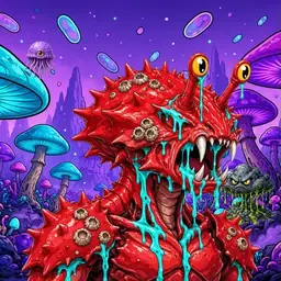Oozlings #1230, Crab · Fungus Forest