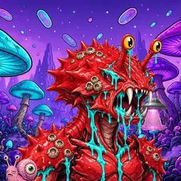 Oozlings #1237, Crab · Fungus Forest