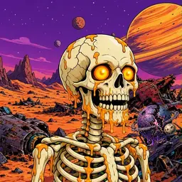 Oozlings #124, Skull · Ship Junkyard