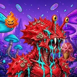 Oozlings #1246, Crab · Fungus Forest