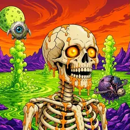 Oozlings #1269, Skull · Acid Lake
