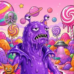 Oozlings #1272, Slug · Candy Planet