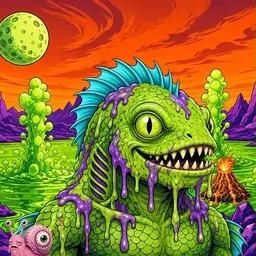 Oozlings #1300, Swamp Fish · Acid Lake