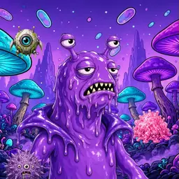 Oozlings #1303, Slug · Fungus Forest