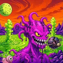 Oozlings #1321, Squid · Acid Lake