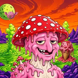 Oozlings #1342, Mushroom Head · Acid Lake