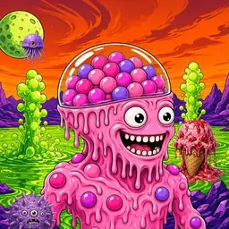 Oozlings #1391, Gumball Brain · Acid Lake