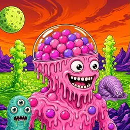 Oozlings #1425, Gumball Brain · Acid Lake