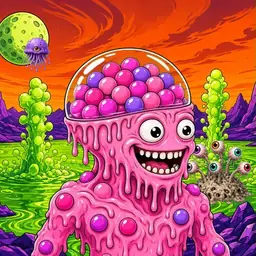 Oozlings #1446, Gumball Brain · Acid Lake