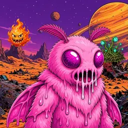 Oozlings #1511, Mutant Moth · Ship Junkyard