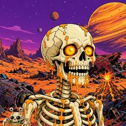 Oozlings #1519, Skull · Ship Junkyard