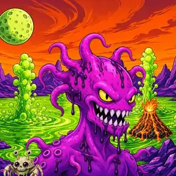 Oozlings #1520, Squid · Acid Lake