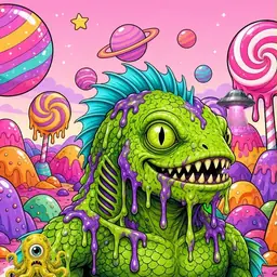 Oozlings #1571, Swamp Fish · Candy Planet
