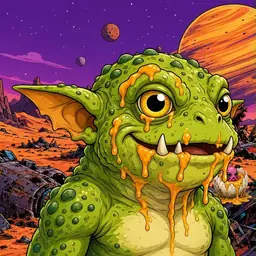 Oozlings #1609, Toad Goblin · Ship Junkyard