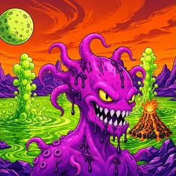 Oozlings #1629, Squid · Acid Lake