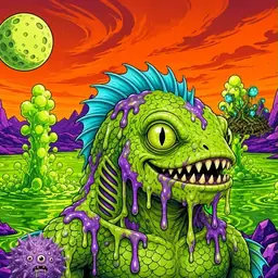 Oozlings #1646, Swamp Fish · Acid Lake
