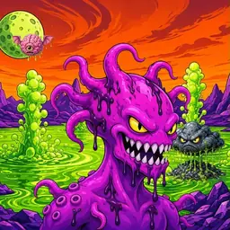 Oozlings #1668, Squid · Acid Lake