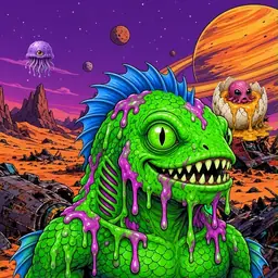 Oozlings #1693, Mutated Swamp Fish · Ship Junkyard