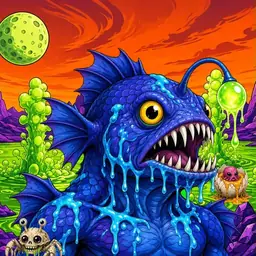 Oozlings #1730, Anglerfish · Acid Lake