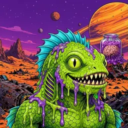 Oozlings #1751, Swamp Fish · Ship Junkyard