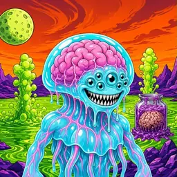 Oozlings #1752, Jellyfish Brain · Acid Lake