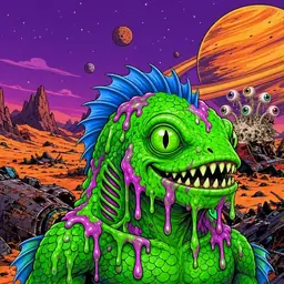 Oozlings #177, Mutated Swamp Fish · Ship Junkyard