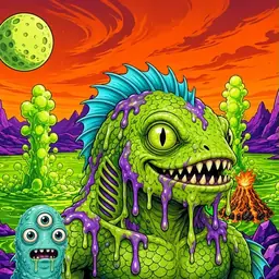 Oozlings #1774, Swamp Fish · Acid Lake