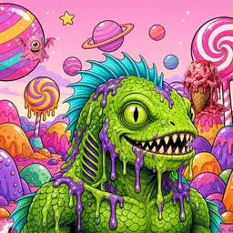 Oozlings #1783, Swamp Fish · Candy Planet