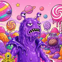 Oozlings #1803, Slug · Candy Planet