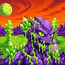 Oozlings #1847, Crystal Rock · Acid Lake