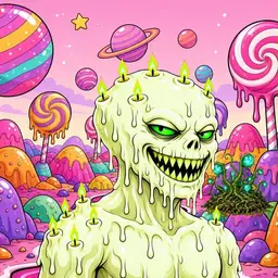Oozlings #1900, Mutated Candle Wax · Candy Planet
