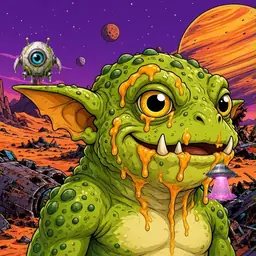 Oozlings #1906, Toad Goblin · Ship Junkyard