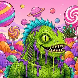 Oozlings #1917, Swamp Fish · Candy Planet
